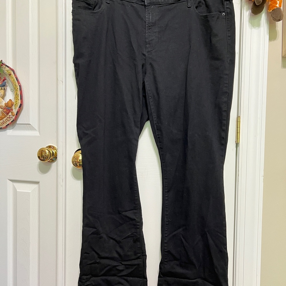 Old Navy Black Boot-Cut Pants